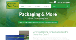 Desktop Screenshot of packagingandmore.com.au